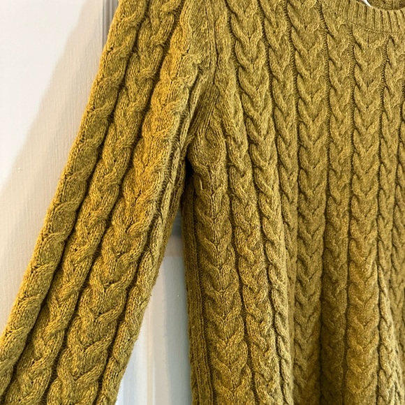 Lands End Canvas-Knit cropped Sweater-Size Medium - Picture 2 of 5